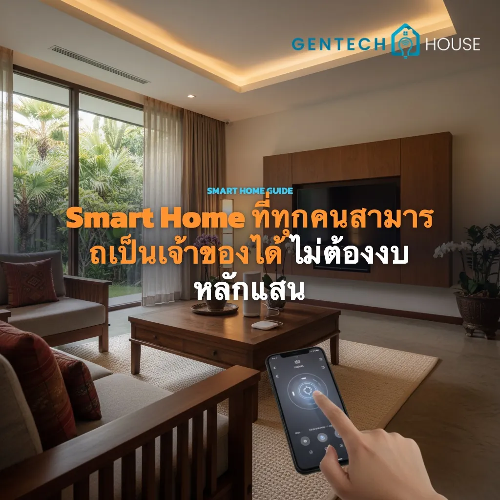 Smart Home ที่ทุกคนสามารถเป็นเจ้าของได้ ไม่ต้องงบหลักแสน