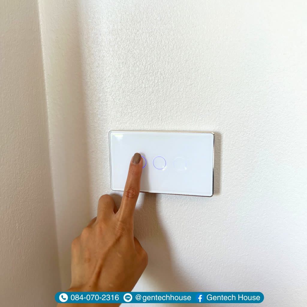 ผลงานติดตั้ง Smart Switch