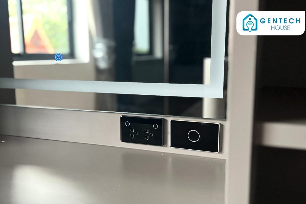 ผลงานการติดตั้ง Smart Wall Switch | รุ่น Curved Touch