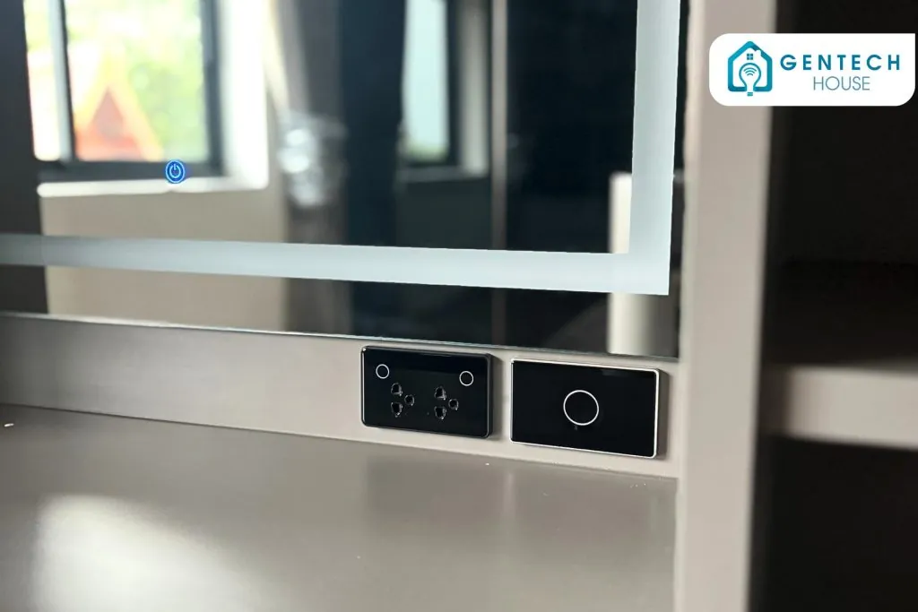 ผลงานการติดตั้ง Smart Wall Switch | รุ่น Curved Touch