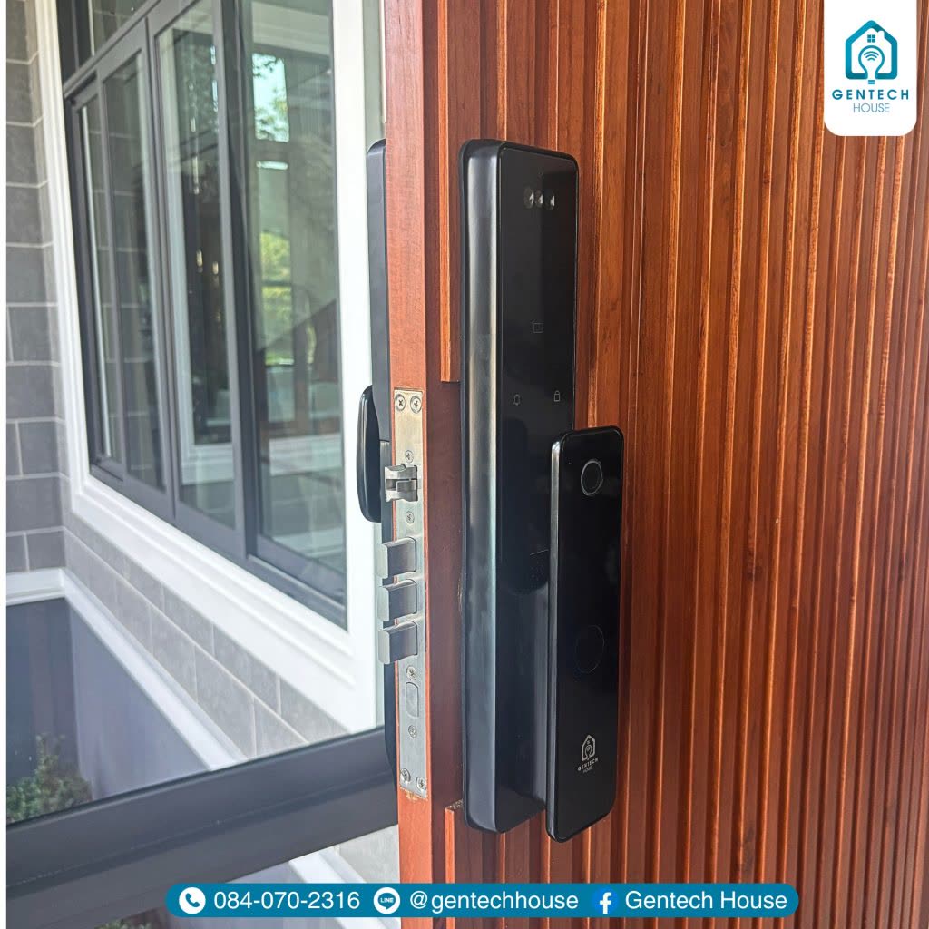 ผลงานการติดตั้ง กลอนประตูดิจิตอล (Smart Door Lock)